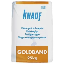 Gips- & Pleisterwerk|Brico Knauf Gebruiksklaar Pleistergips 'Goldband' 25 Kg