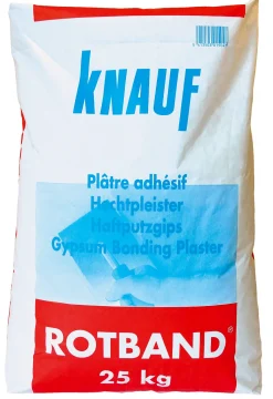Gips- & Pleisterwerk|Brico Knauf Hechtpleister Rotband 25Kg