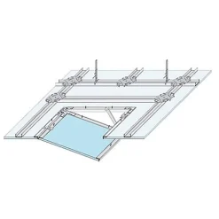 Gipsplaten|Brico Knauf Toegangsluik 'Revo' Variant Standaard 500 X 500 X 12,5 Mm