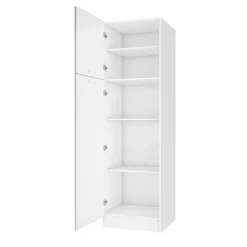 Keukenkasten|Brico Kolomkast Keuken Delice 60X204Cm 2 Deuren Hoogglans Grijs