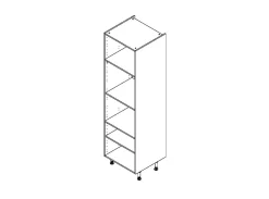 Keukenkasten|Brico Kolomkast Keuken Modulo Wit 60Cm