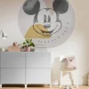 Muurdecoratie|Brico Komar Stippen Mickey Abstract Sticker O125Cm