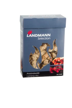 Brico Landmann Aanmaakhout Houtwol – 100 Stuks- Houtskool En Briketten