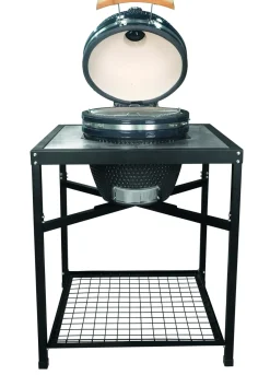 Brico Landmann Keramische Barbecue + Tafel Kamado 18 Inch- Keramische Barbecue