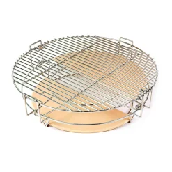 Brico Landmann Keramische Barbecue + Tafel Kamado 18 Inch- Keramische Barbecue
