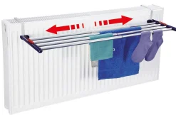 Droogrekken|Brico Leifheit Droogrek Quartett 42 Extendable Aluminium