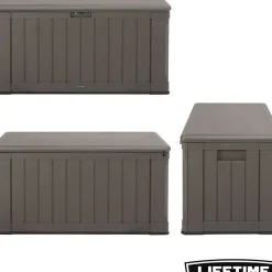 Brico Lifetime Kussenbox 439L 127,9X67,2X64Cm- Opbergboxen Tuin