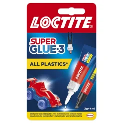 Tape & Lijm|Brico Loctite Secondelijm Super Glue-3 All Plastics 2Gr+4Ml