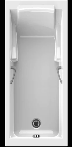 Baden|Brico Lodge Rechthoekig Bad - 170 X 70 X 54-57 Cm - Puretex®