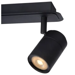 Badkamerverlichting|Brico Lucide Plafondspot Lennert Zwart 2Xgu10 5W