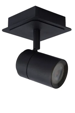 Badkamerverlichting|Brico Lucide Plafondspot Lennert Zwart Gu10 5W