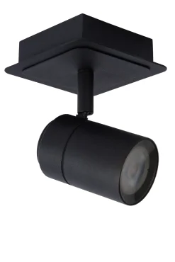 Badkamerverlichting|Brico Lucide Plafondspot Lennert Zwart Gu10 5W