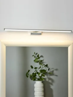 Badkamerverlichting|Brico Lucide Wandlamp Onno Mat Chroom 11W