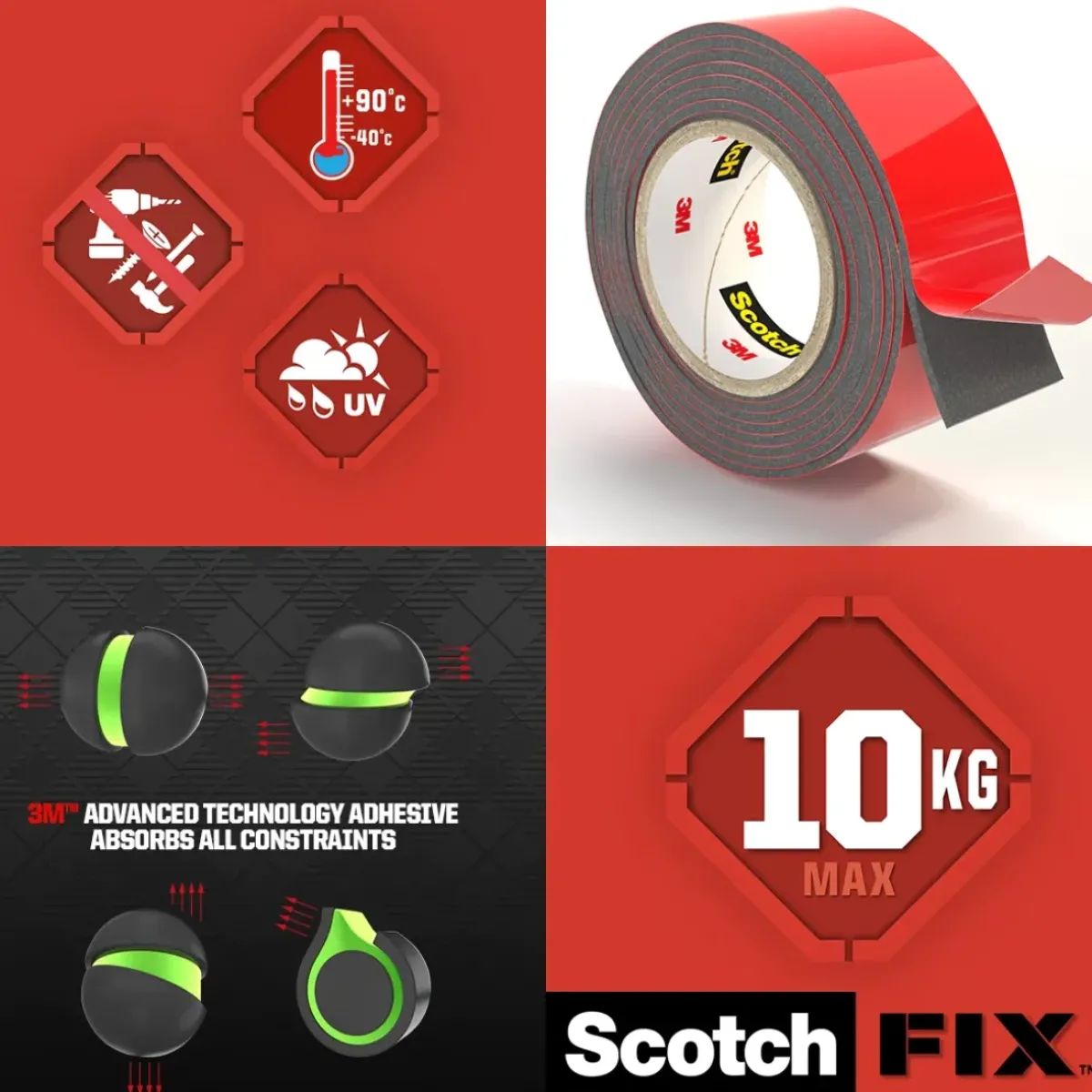 Brico 3M Scotch Extreme Montagetape 5Mx19Mm- Technische Tape