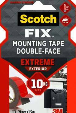 Tape & Lijm|Brico 3M Scotch Extreme Montagetape 1,5Mx19Mm