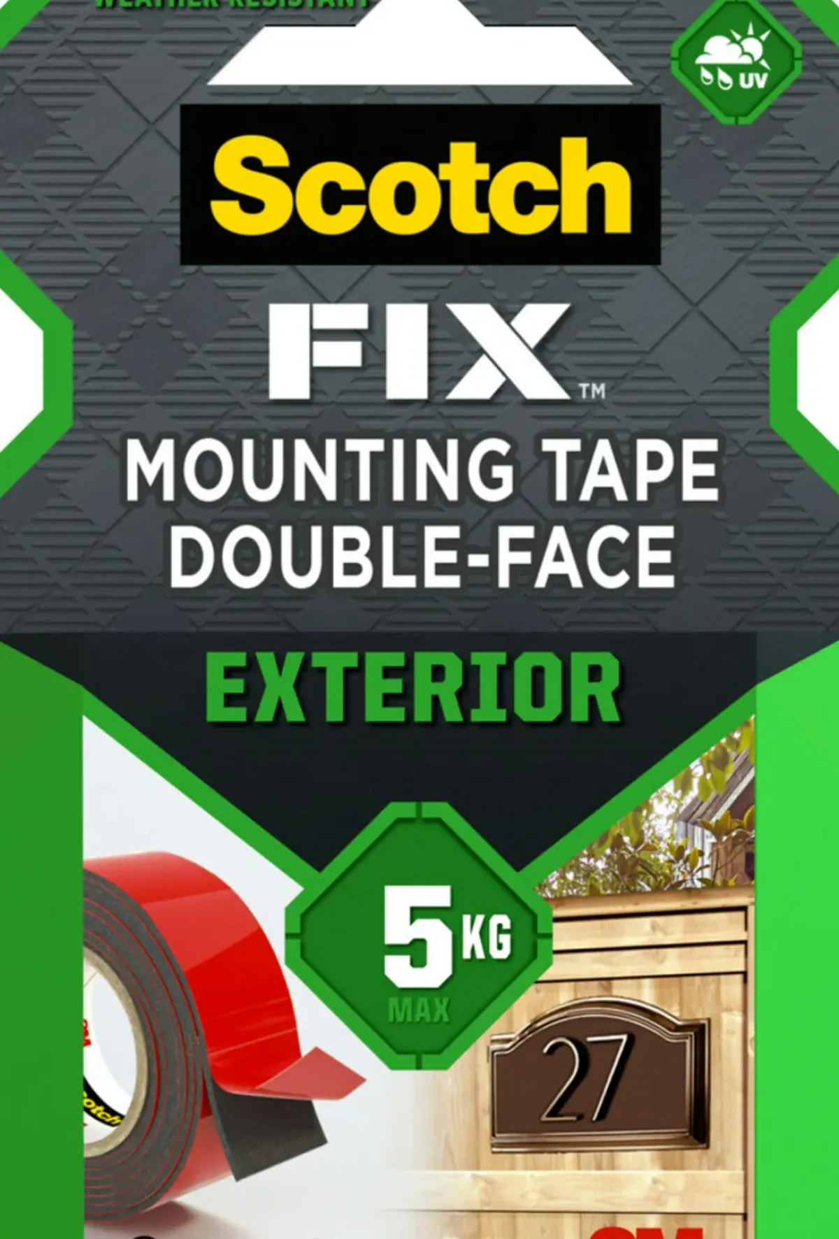 Brico 3M Scotch Montagetape Voor Buiten 5344-1915-P 19Mm 1,5M- Dubbelzijdige Tape