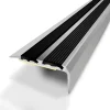 Brico 3M Trapneus Met 2 Zelfklevende Strips Van Natuurlijk Geanodiseerd Aluminium 40Mmx20Mm/170Cm- Profielen