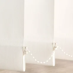 Brico Madeco 3213 Verticale Lamellen Deluxe 5 Stuks Wit 8,9 X 280 Cm- Lamellen