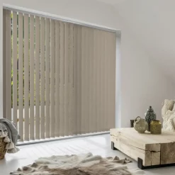 Brico Madeco 3121 Verticale Lamellen Alaska 5 Stuks Taupe 8,9 X 260 Cm- Lamellen