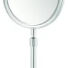 Spiegels|Brico Make-Up Spiegel Rond 5X Vergrotend Staand Chroom O15Cm