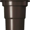 Waterafvoer|Brico Martens Bakgootuitloop Met Wartel Bruin 125 Mm