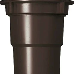 Waterafvoer|Brico Martens Bakgootuitloop Met Wartel Bruin 125 Mm