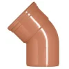 Waterafvoer|Brico Martens Bocht Pvc Rood 45° 110 Mm