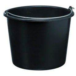 Bouwafval|Brico Martens Bouwemmer 20 Liter Zwart