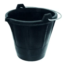 Bouwafval|Brico Martens Bouwemmer Met Tuit Rubber 12 Liter