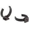 Waterafvoer|Brico Martens Clipbeugel Pvc Bruin 50 Mm - 6 Stuks