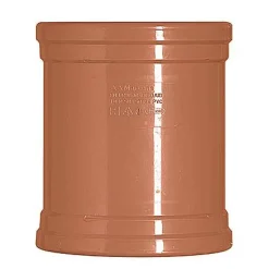 Waterafvoer|Brico Martens Steekmof Pvc Rood 110 Mm