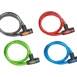 Brico Master Lock Gelede Kabel Voor Tweewielers "8228" 18 Mm- Kabelsloten