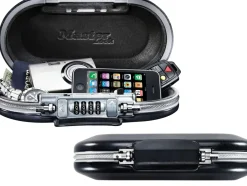 Brico Master Lock Mobiele Kluis Safe Space Met Combinatieslot En Kabel- Kluizen