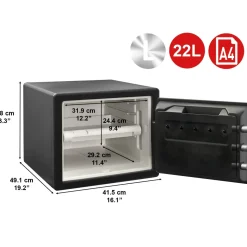 Brico Master Lock Veiligheidskluis Met Digitale Combinatie Brand- & Water Bestendig- Kluizen