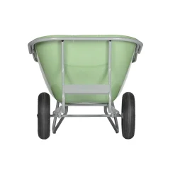 Kruiwagens|Brico Matador Kruiwagen Noka 230 Vv 2 Luchtbanden En Hdpe Bak