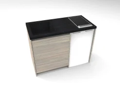 Keukenkasten|Brico Moderna Keukenmeubel Urban 120Cm Eiken