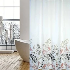 Douchegordijnen|Brico Msv Douchegordijn Birds Multikleur 180Cm