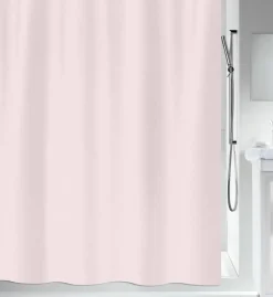 Douchegordijnen|Brico Msv Douchegordijn Roze 180Cm