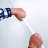 Douchegordijnstangen|Brico Msv Douchestang 110-200Cm Uitschuifbaar Wit