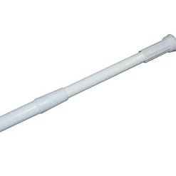 Douchegordijnstangen|Brico Msv Douchestang 110-200Cm Uitschuifbaar Wit