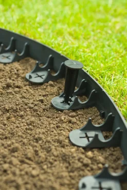 Brico Nature Grasranden Pp/Pe Zwart 100X4,5Cm 4 Stuks- Opsluitbanden & Boordstenen