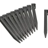 Brico Nature Grondpennen Voor Tuinborder Polyethyleen Grijs 1,9X1,8X26,7Cm 10 Stuks- Opsluitbanden & Boordstenen