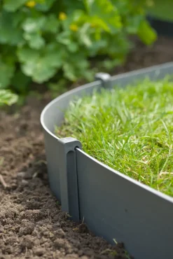 Brico Nature Grondpennen Voor Tuinborder Polyethyleen Grijs 1,9X1,8X26,7Cm 10 Stuks- Opsluitbanden & Boordstenen