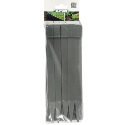 Brico Nature Grondpennen Voor Tuinborder Polyethyleen Grijs 1,9X1,8X26,7Cm 10 Stuks- Opsluitbanden & Boordstenen