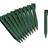 Brico Nature Grondpennen Voor Tuinborder Polyethyleen Groen 1,9X1,8X26,7Cm 10 Stuks- Opsluitbanden & Boordstenen