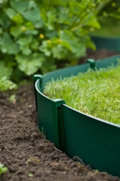 Brico Nature Grondpennen Voor Tuinborder Polyethyleen Groen 1,9X1,8X26,7Cm 10 Stuks- Opsluitbanden & Boordstenen