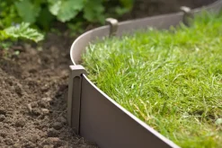 Brico Nature Grondpennen Voor Tuinborder Polyethyleen Taupe 1,9X1,8X26,7Cm 10 Stuks- Opsluitbanden & Boordstenen