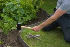 Brico Nature Tuinborder Pe Taupe 3Mm - H15Cmx10M- Opsluitbanden & Boordstenen