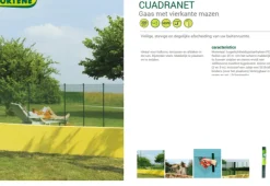 Brico Nortene Balkonscherm Cuadrant 20 Groen 1X5M- Balkonschermen