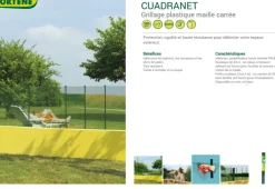 Brico Nortene Balkonscherm Cuadrant 11 Groen 1X5M- Balkonschermen